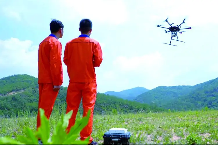 连山无人机倾斜摄影巡检拍摄